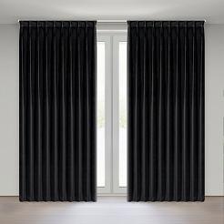 Zasłona gotowa MELANIE 210x270 Eurofirany czarny