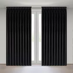 Zasłona gotowa MELANIE 210x270 Eurofirany czarny