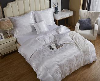 Ekskluzywna Pościel Atłasowa Z Haftem 220x200 AT003