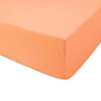 Prześcieradło jersey z gumką 140x200 Darymex morelowe