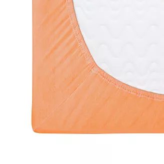 Prześcieradło jersey z gumką 140x200 Darymex morelowe