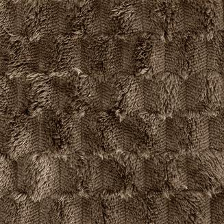 Koc narzuta CINDY6 150x200 Design91 ciemnobrązowy