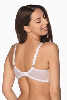 Biustonosz GAIA Semi-Soft Veronika 931 półusztywniany biały