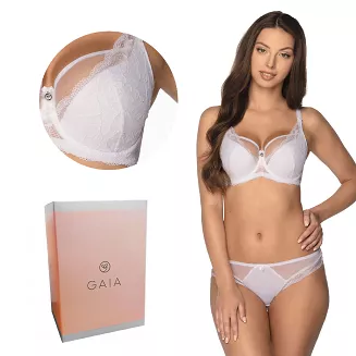 Biustonosz GAIA Semi-Soft Veronika 931 półusztywniany biały