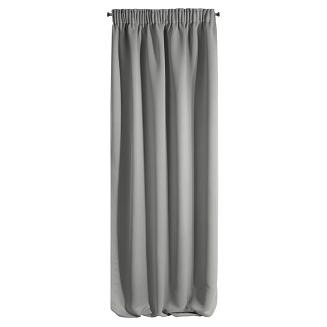 Zasłona gotowa na taśmie PARISA 135x270 Eurofirany srebrny