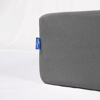 Prześcieradło jersey z gumką 140x200 Darymex stalowe