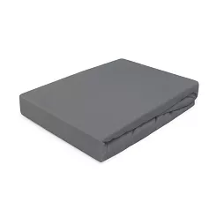 Prześcieradło jersey z gumką 140x200 Darymex stalowe