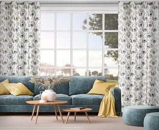 Zasłona gotowa na przelotkach MELISA 140x250 Eurofirany wielokolorowy