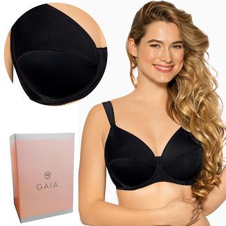 Biustonosz GAIA Soft Maddalena 075 miękki czarny
