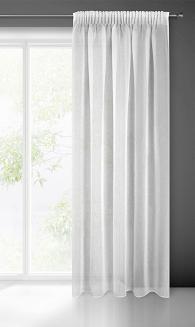 Firana gotowa na taśmie SONIA 140x270 Eurofirany biały