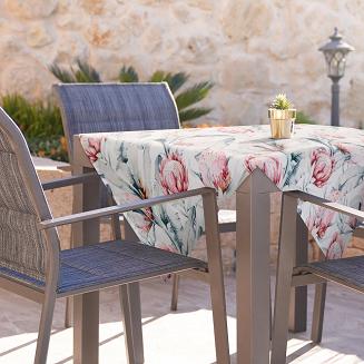 Obrus dekoracyjny GARDEN 85x85 Eurofirany biały