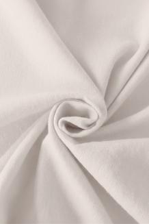 Prześcieradło flanelowe z gumką SIN 120x200 + 30 cm szare