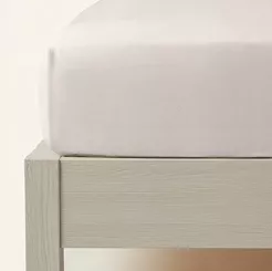 Prześcieradło flanelowe z gumką SIN 120x200 + 30 cm szare