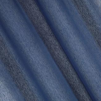 Firana gotowa na przelotkach REBECCA 140x250 Eurofirany granatowy