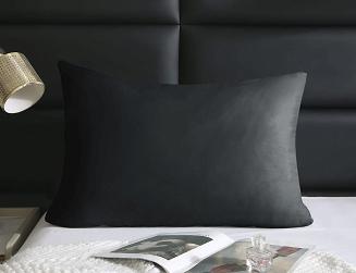 Poszewka satyna bawełniana SIN 50x60 czarna