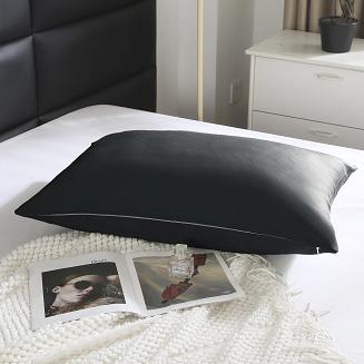 Poszewka satyna bawełniana SIN 50x60 czarna