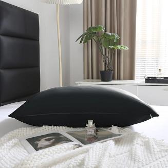 Poszewka satyna bawełniana SIN 50x60 czarna