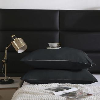 Poszewka satyna bawełniana SIN 50x60 czarna
