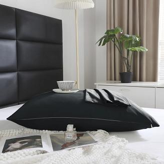 Poszewka satyna bawełniana SIN 50x60 czarna