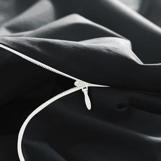 Poszewka satyna bawełniana SIN 50x60 czarna