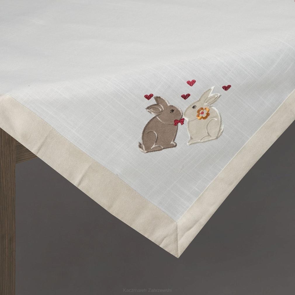 Obrus dekoracyjny DETO 85x85 Eurofirany beżowy