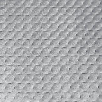 Komplet dekoracyjny na fotel MAYA 65x170 + 2 szt. 56x45 welurowy pikowany szary