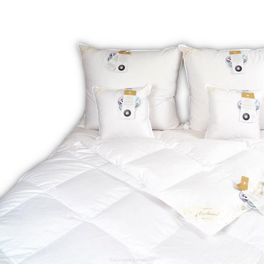 Kołdra puchowa CAŁOROCZNA 200x220 PREMIUM biała 100% puch