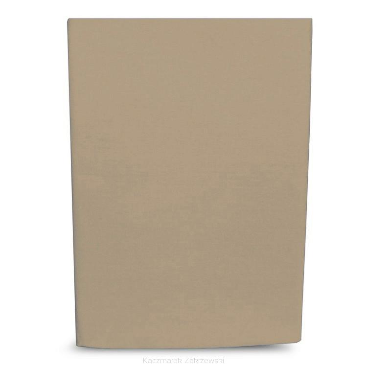 Prześcieradło bawełniane bez gumki 180x200 beż