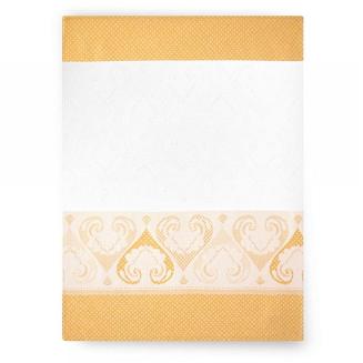 Ścierka kuchenna bawełna egipska 50x70 wzór Ankara zółta