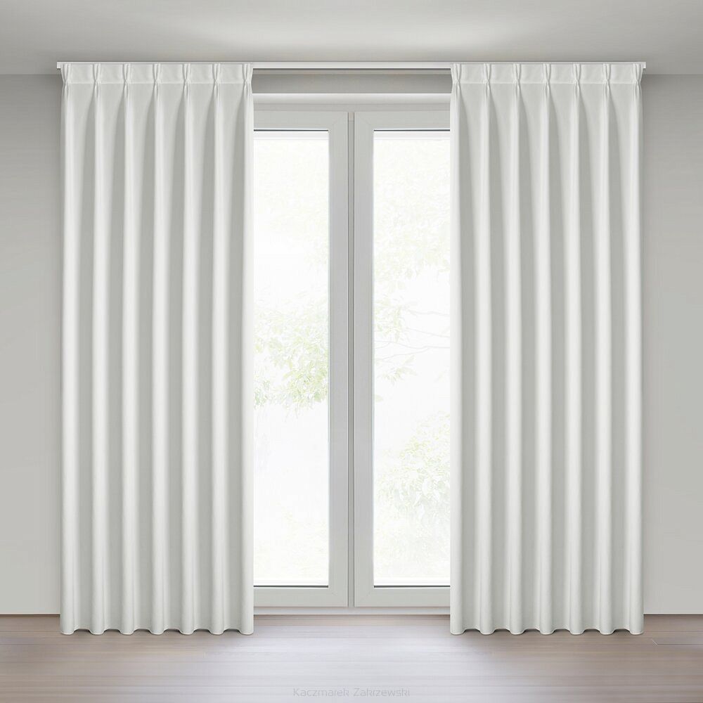 Zasłona gotowa MELANIE 140x270 Eurofirany biały