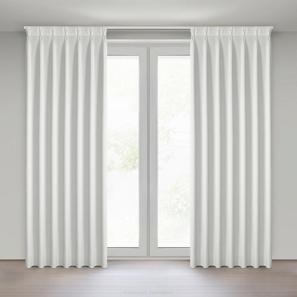 Zasłona gotowa MELANIE 140x270 Eurofirany biały