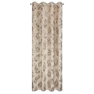 Zasłona gotowa na przelotkach GLORIA 140x250 Eurofirany beżowy