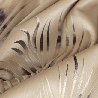 Zasłona gotowa na przelotkach GLORIA 140x250 Eurofirany beżowy