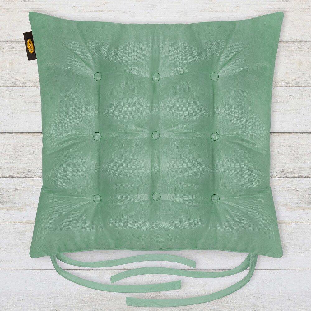 Poduszka na krzesło ADA 40x40x6 Eurofirany jasnoturkusowy