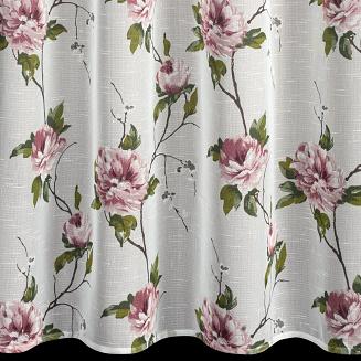 Zasłona gotowa na przelotkach RUTH 135x250 Eurofirany biały