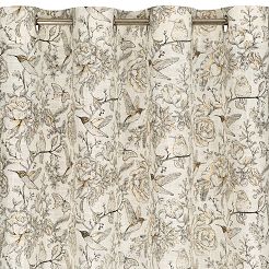 Zasłona gotowa na przelotkach LUCINA 140x250 Eurofirany srebrny