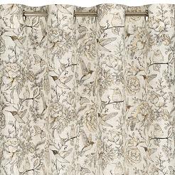 Zasłona gotowa na przelotkach LUCINA 140x250 Eurofirany srebrny