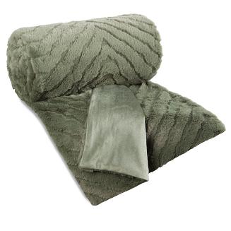 Koc narzuta KATE 150x200 Eurofirany oliwkowy