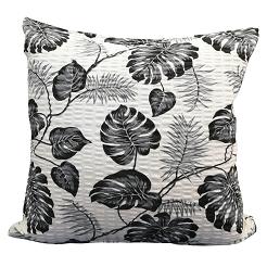 Poszewka z kory 50x60 wzór egzotyczne liście 2