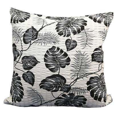 Poszewka z kory 50x60 wzór egzotyczne liście 2