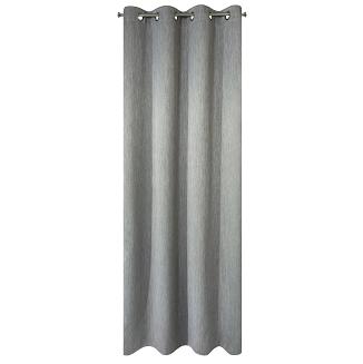 Zasłona gotowa na przelotkach ROSSIE 140x250 Eurofirany stalowy