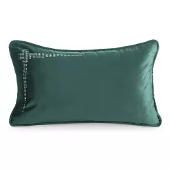 Poszewka dekoracyjna CRYSTALS3 30x50 Eurofirany ciemnozielony