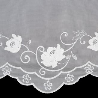 Firana gotowa na przelotkach LETI 350x160 Eurofirany biały