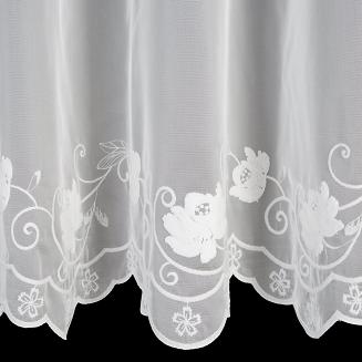 Firana gotowa na przelotkach LETI 350x160 Eurofirany biały