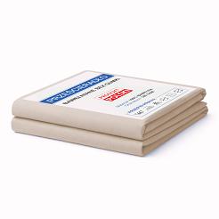 Prześcieradło bawełniane bez gumki 220x240 noris jasnobeżowe