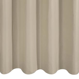 Zasłona gotowa na przelotkach ADARI 140x250 Eurofirany ciemnobeżowy