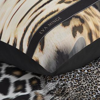 Pościel satynowa EVA 140x200 Eva Minge Eurofirany czarny