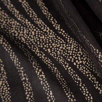 Firana gotowa na taśmie VICTORIA3A 140x270 Eurofirany czarny/szampański