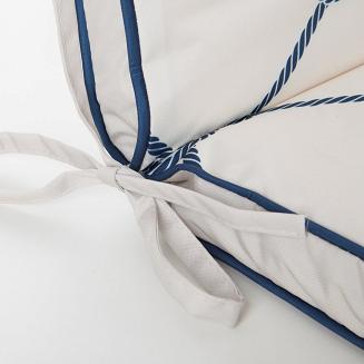 Poduszka na krzesło GARDEN 42x92x4 Eurofirany biały