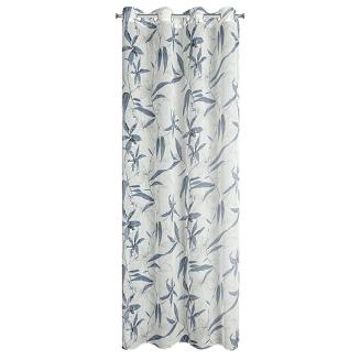 Zasłona gotowa na przelotkach PATI 140x250 Eurofirany niebieski